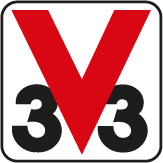 V33 - logo